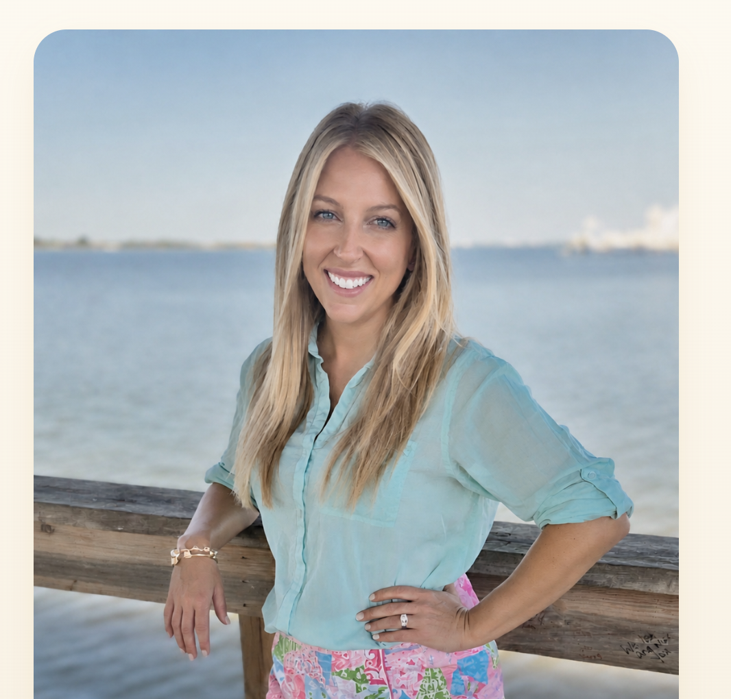 Jenelle Pierce, licensed counselor, on the Gulf Coast